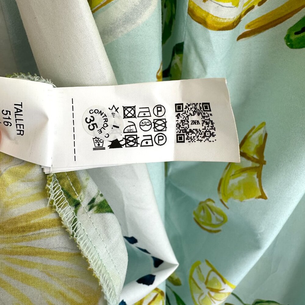 Zara Lemon Poplin Dress - Picture 14 of 14